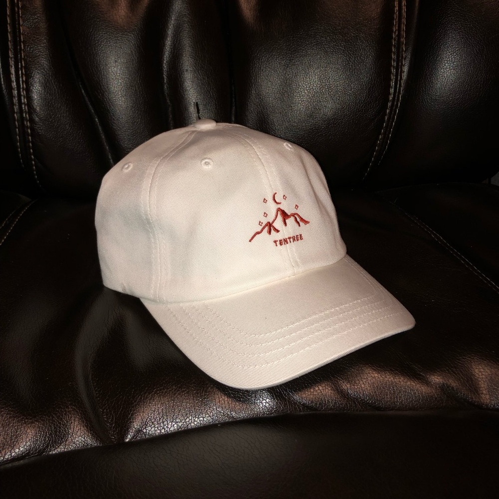 Tentree Adjustable Hat. NEW Never Worn. One Size Fits All. White Color.